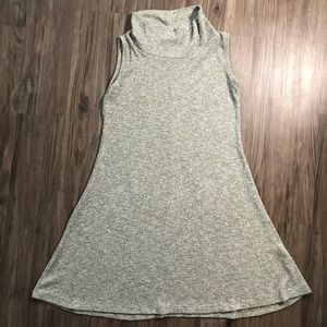 Tunic loose-turtleneck